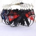 Black Lace Three-Quarter Length Open Weave Body Stocking by My Secret Drawer® espressoblues.com 25