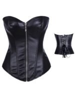 Black Temptation Leatherette Cut-Out Restraint Bodysuit by My Secret Drawer® espressoblues.com 32