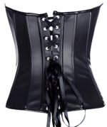 Black Temptation Leatherette Cut-Out Restraint Bodysuit by My Secret Drawer® espressoblues.com 34