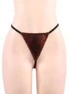 Gold Black Sheer Teddy Lingerie with Faux Diamond Accents by My Secret Drawer® espressoblues.com 51