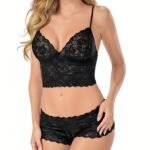 Sensual High Waist Full Lace Bra and Panty Lingerie Set by My Secret Drawer® espressoblues.com 52