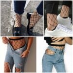 Black Lace Split Long Sleeve Sexy Fishnet Bodystocking by My Secret Drawer® espressoblues.com 37