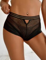 Long Sleeve Black Lace Teddy Lingerie by My Secret Drawer® espressoblues.com 45