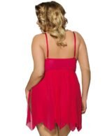 Red Mesh Push-up Cup Lace Teddy Lingerie by My Secret Drawer® espressoblues.com 30