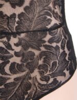 Black Lapis Blue Lace Rim Keyhole Design Padded Lingerie Bra Set by My Secret Drawer® espressoblues.com 69