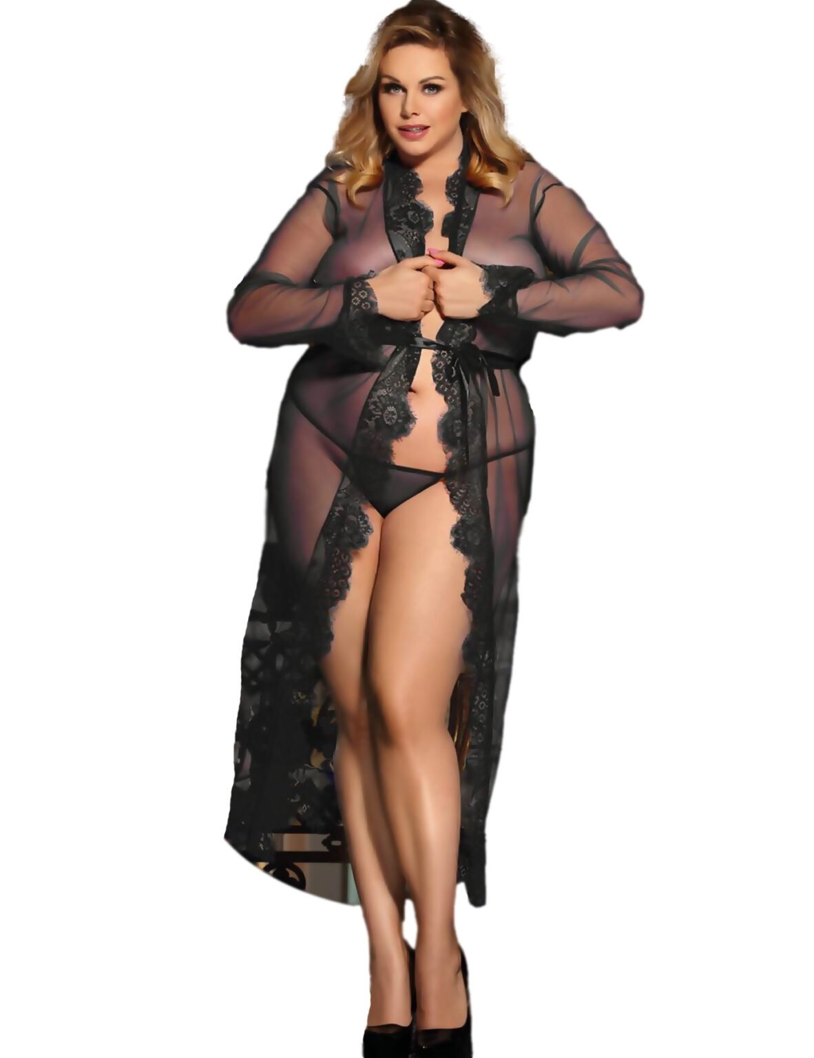 Lace Men’s Sheer Brief with Leather-look Pouch – 2 pack by My Secret Drawer® espressoblues.com 20