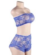 Black Lace Flirty Masked Fishnet Bodystocking by My Secret Drawer® espressoblues.com 45