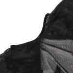 Lace Black Fence Net Stocking by My Secret Drawer® espressoblues.com 69