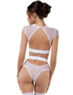 Lace Black Fence Net Stocking by My Secret Drawer® espressoblues.com 59