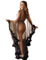 Black Seductive Secretary Costume with Spanking Paddle Whip by My Secret Drawer® espressoblues.com 52