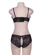 Lace Booty Short and Bra Set with Seductive Feminine Cut by My Secret Drawer® espressoblues.com 34