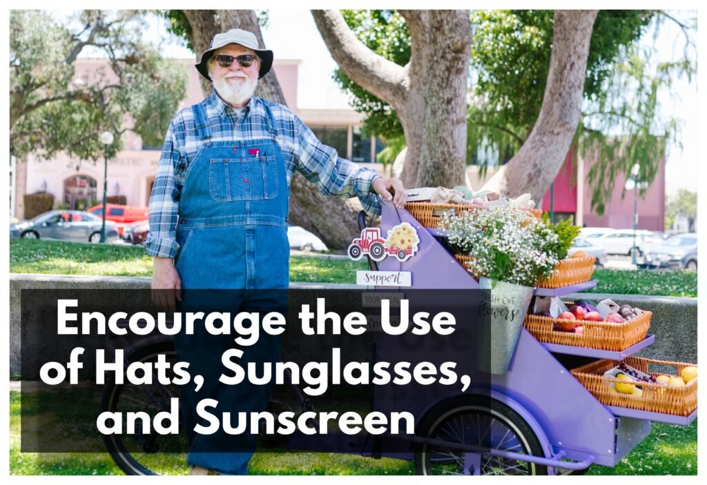 Embrace the stylishness of hats, sunglasses, and sunscreen to stay cool and energized during hot days!