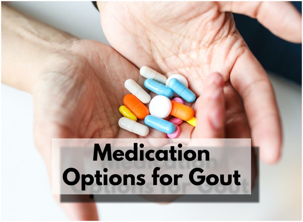 In regards to gout management in the elderly, two main approaches are available: Non-pharmacological and Pharmacological interventions.