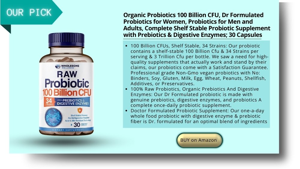 Organic Probiotics 100 Billion CFU