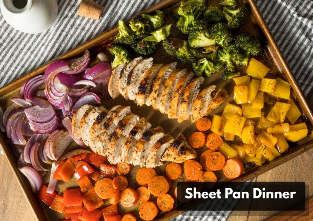 A one-pan meal that minimizes cleanup and combines lean protein with vegetables for a balanced dinner.