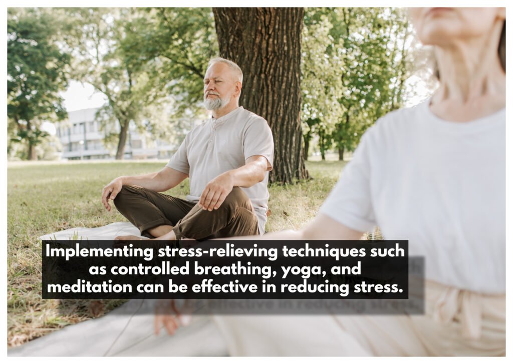 Stress-relieving techniques can be an efficient means of dealing with the elderly high blood pressure.