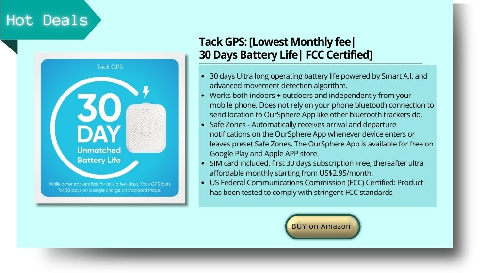 GPS tracking device for seniors