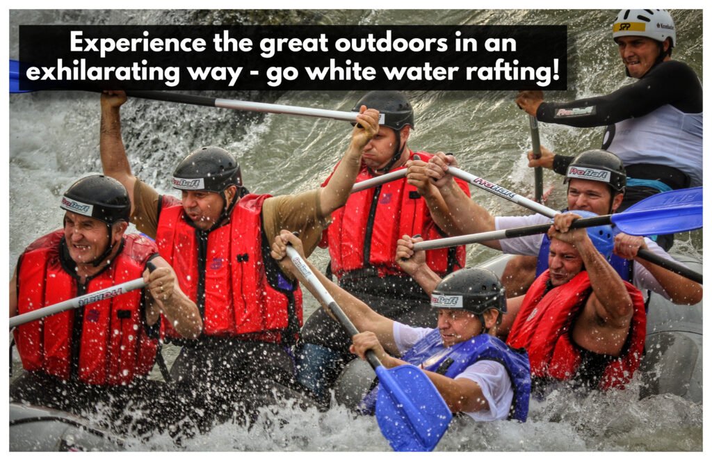 Take the plunge and enjoy the thrill of white water rafting! It's one of the great sports to add to your retirement bucket list ideas!