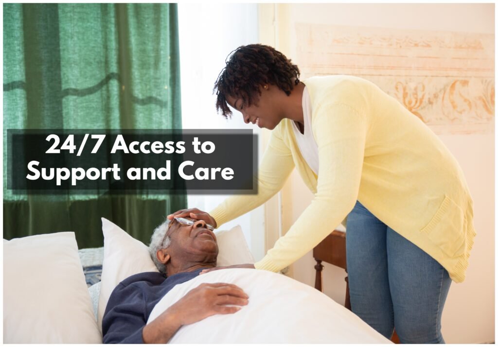 Experience the convenience of receiving 24/7 support and care in an aged care facility!