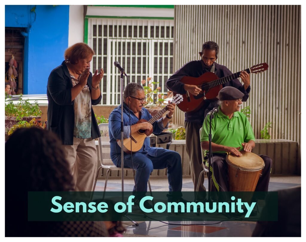 Retirement village residents can participate in various social activities and events.