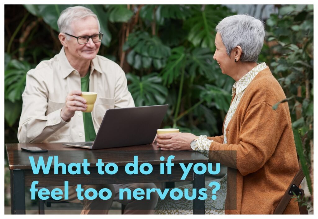 Feeling nervous on a first date is a normal part of the dating process, especially for seniors re-entering the dating scene after a long time away.