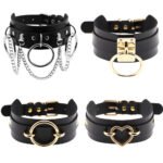 Restrain Faux Leather Love Collar