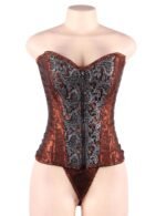 Renaissance Brocade Corset Set