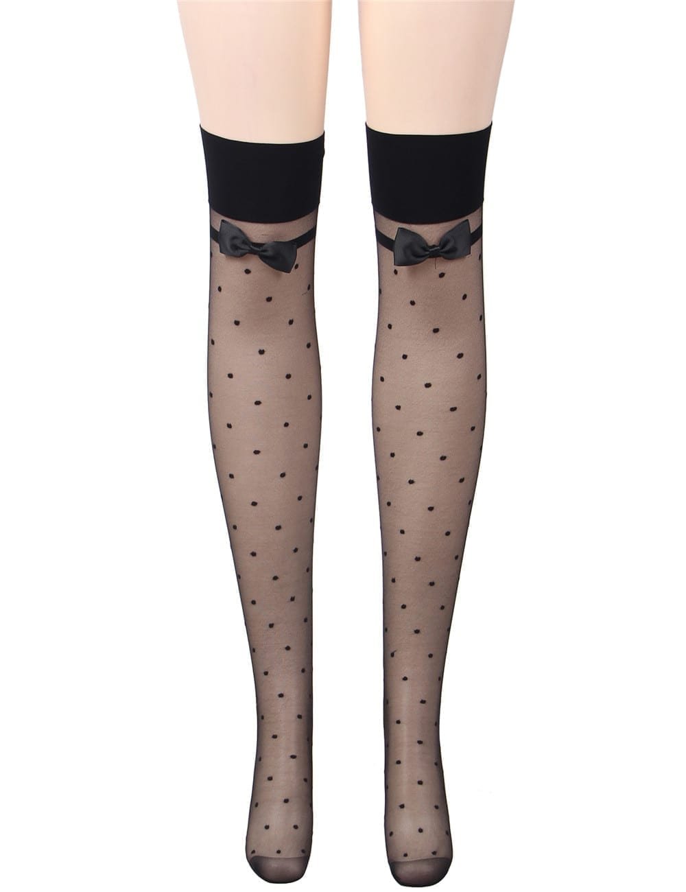 Jacquard Bow tie Stockings,Bow tie Stockings,Stockings