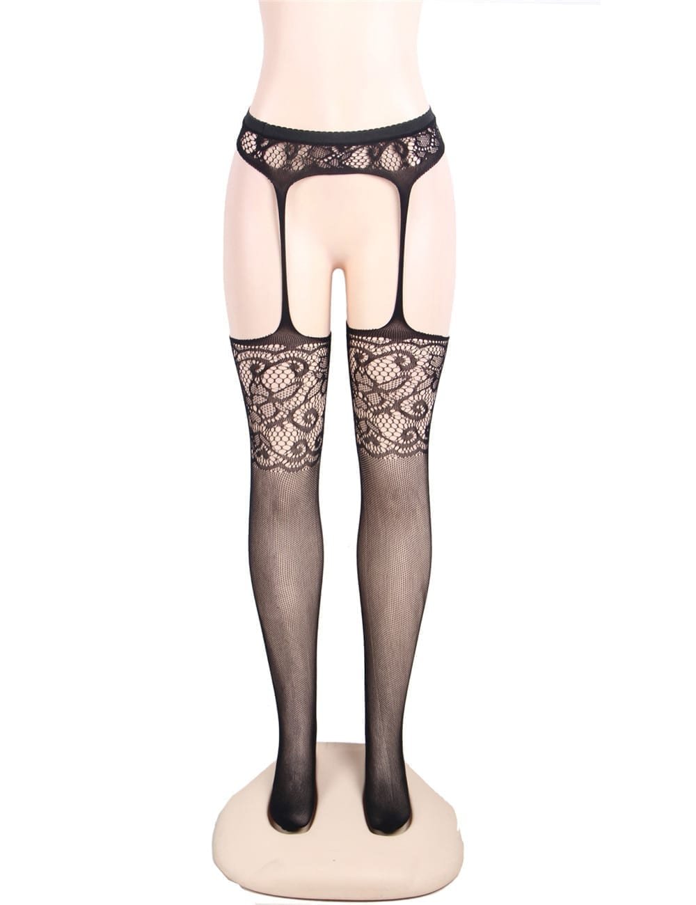 One Piece Lace Suspender and Stockings,Suspender,Stockings