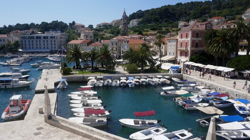 Hvar Island boat harbour