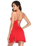 My Secret Drawer® Lace and Satin Trimmed Sleep Chemise