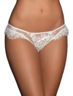 My Secret Drawer White Ribbon Eyelash Lace Panty