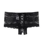 Sweet Delight Open Crotch Floral Lace Panty,Open Crotch Floral Lace Panty,Floral Lace Panty,Panty