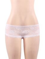 Sweet Delight Open Crotch Floral Lace Panty,Open Crotch Floral Lace Panty,Floral Lace Panty,Panty