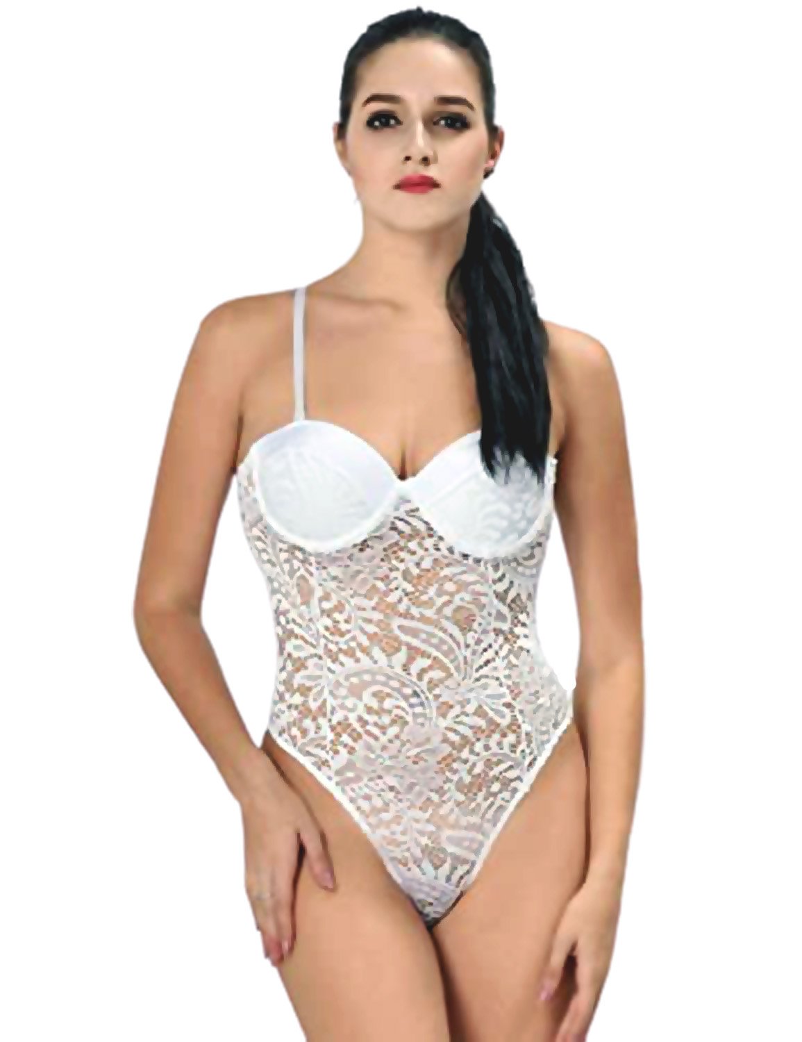 Push-up Cup Lace Teddy