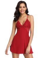 Lace Cross-Back Nightwear