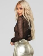 Long Sleeve Rhombus Mesh Teddy,Mesh Teddy