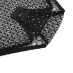 Long Sleeve Rhombus Mesh Teddy,Mesh Teddy