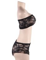 Sensual High Waist Full Lace Bra and Panty Lingerie Set