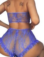 Sensual High Waist Full Lace Bra and Panty Lingerie Set