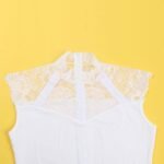 Allure Sleeveless Bodysuit With Lace Detailing