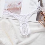Embroidered Open-Crotch Panties,Panties