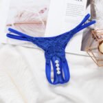 Embroidered Open-Crotch Panties,Panties