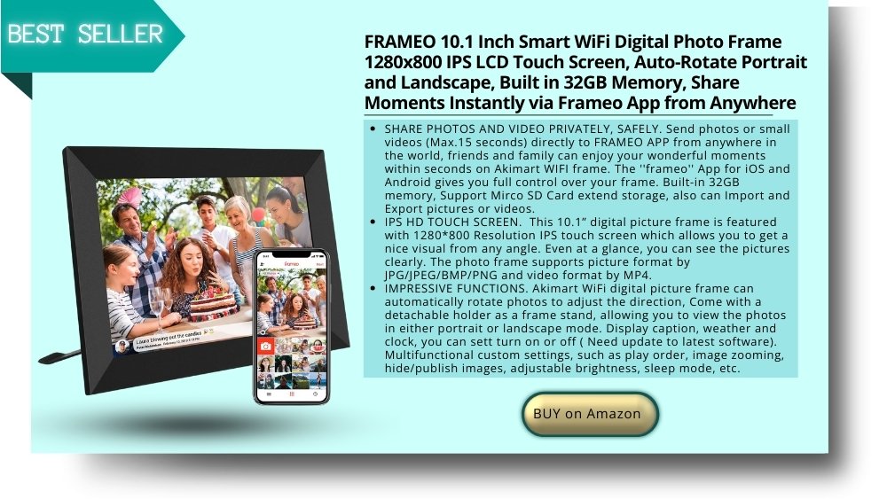 Smart WiFi Digital Photo Frame