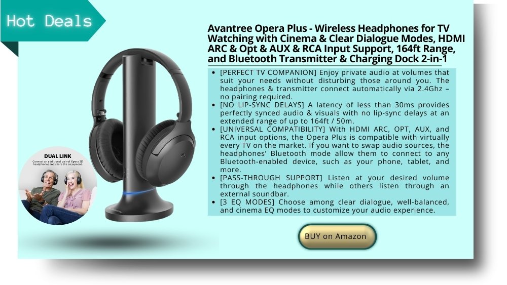 Wireless Headphones for TV