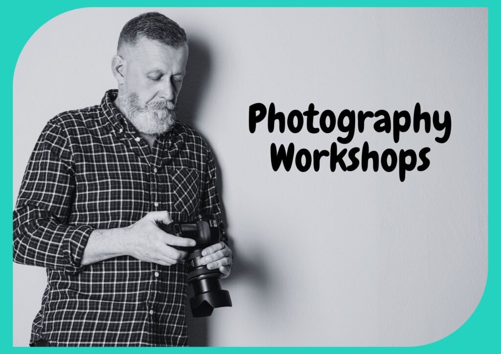 Seniors can learn photography to capture images and tell stories visually.