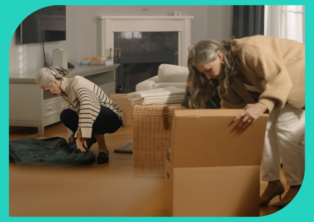 When downsizing, ask yourself if you truly need it to evaluate possessions and make mindful decisions.