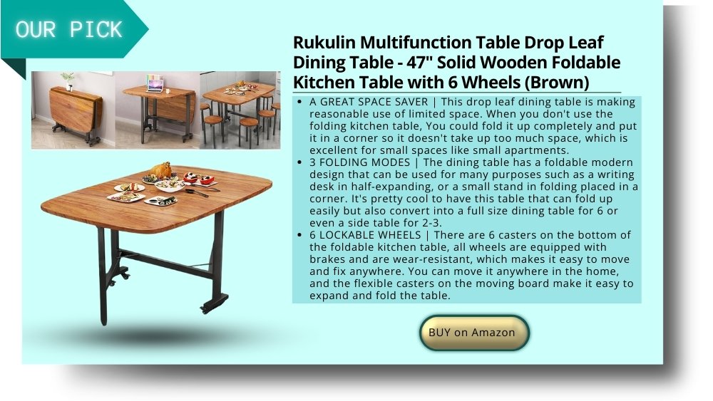 Multifunction Table Drop Leaf