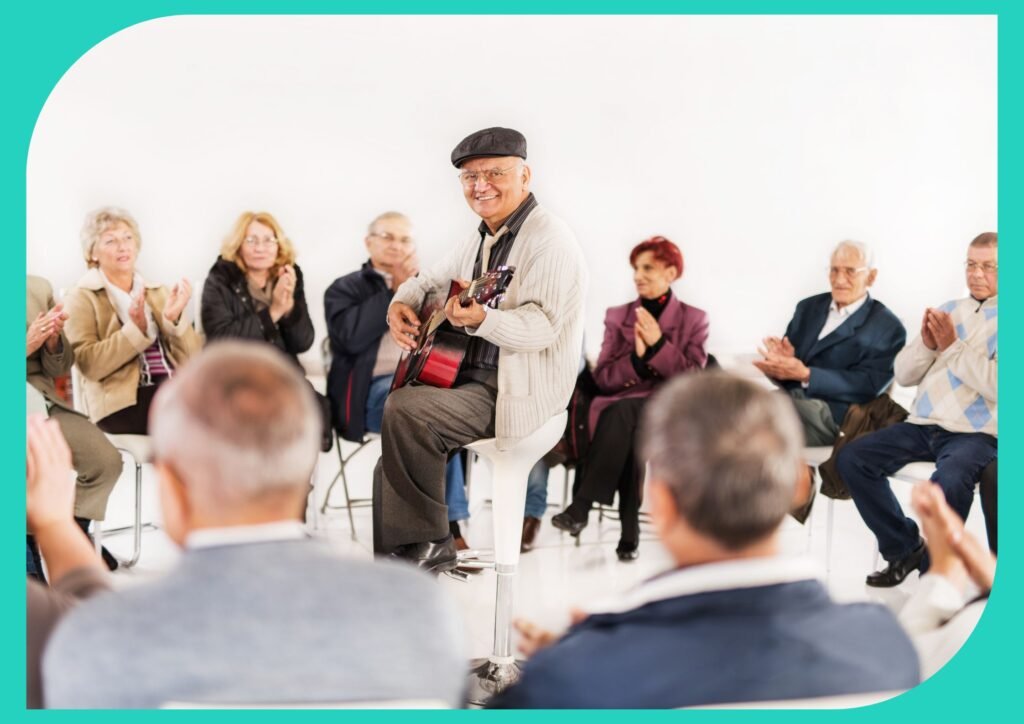 Collaborating with healthcare providers integrates music therapy into care plans for seniors.