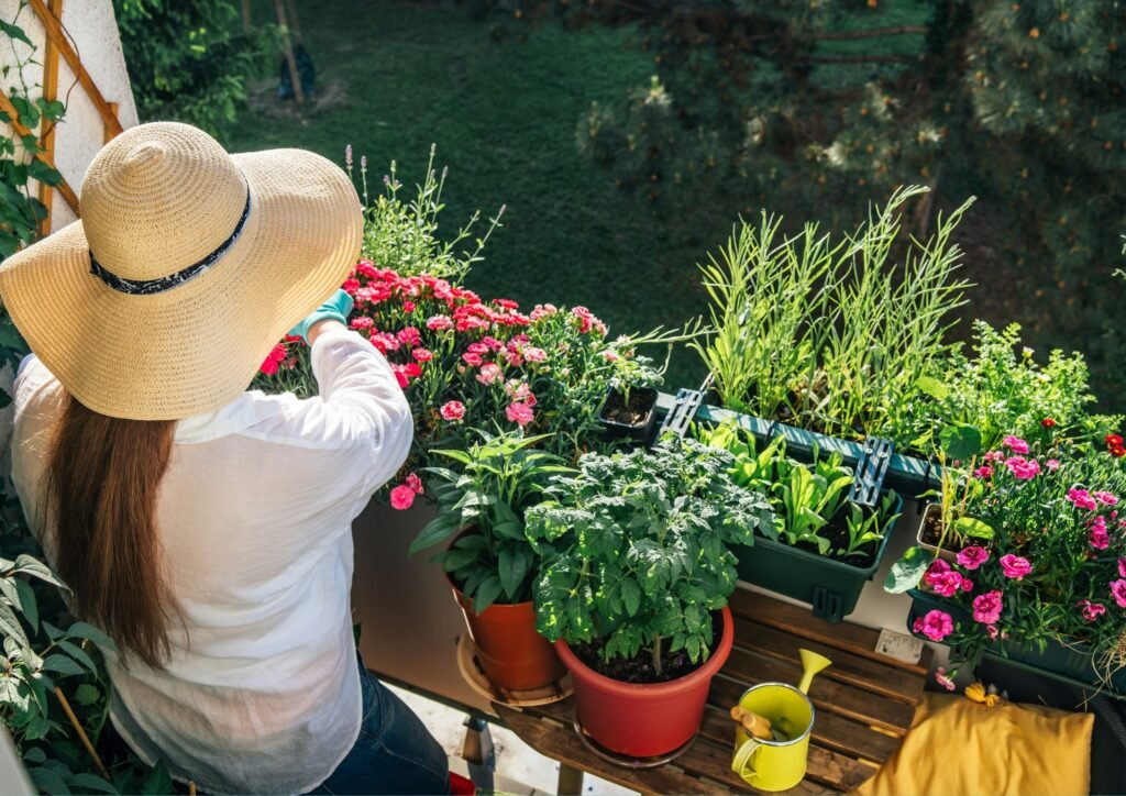 When starting a vertical garden, choose a suitable spot like a sunny outdoor wall, balcony railing, or indoor alcove with ample daylight.